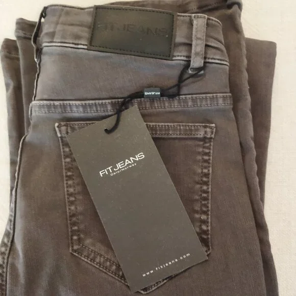 Fitjeans Pastel Flared - Charcoal - Size S - Picture 5 of 7